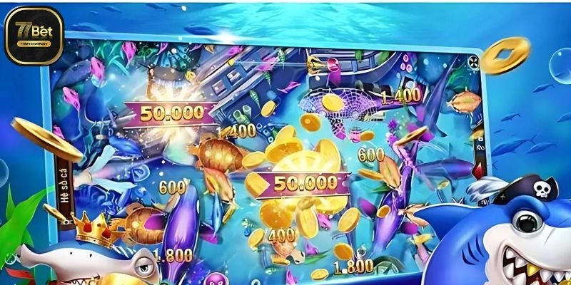 Giao dien game Ban Ca Vui 77Bet
